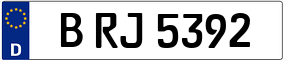 Truck License Plate